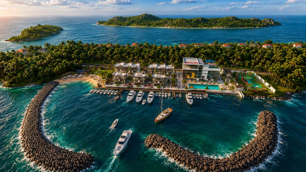 Prestige Island — hôtel et marina